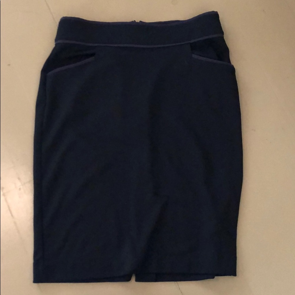 Banana republic black high waisted pencil skirt